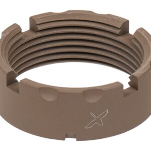Forward Controls Design CN5F Billet Castle Nut for A5 Receiver Extensions - FDE SKU: CN5F-FDE MPN: CN5F-Cerakote-FDE
