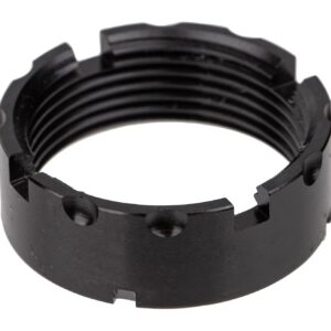 Forward Controls Design CN5F Billet Castle Nut for A5 Receiver Extensions - Black SKU: CN5F MPN: CN5F