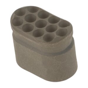 Forward Controls Design Heavy Enhanced AR-15 Magazine Release Button - Blind Hole - Dimpled - FDE