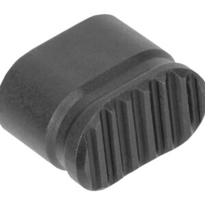 Forward Controls Design Heavy Enhanced AR-15 Magazine Release Button - Blind Hole - Serrated - Black