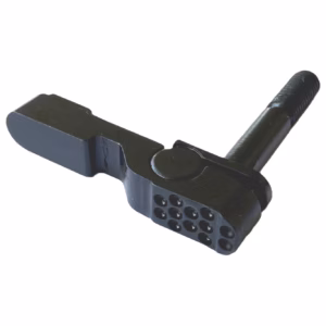 Forward Controls Design Ambidextrous AR-15 Magazine Release - Short Dimpled Lever - Black SKU: EMR-A-AA-V2-S MPN: EMR-A-AA-V2-S